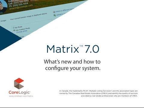 Matrix 7.0 New functions for the Portal
