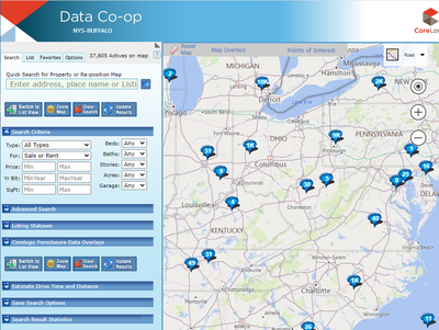 MLS Data Co-op Screenshot