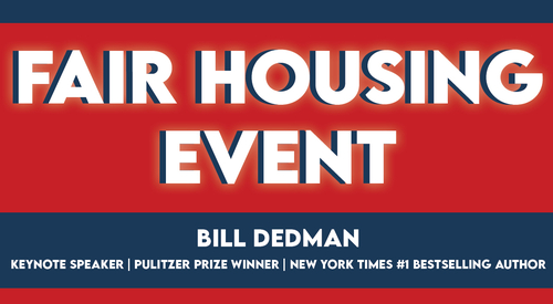 Fair Housing Education with Bill Dedman on April 26, 2023 - 2 Hrs CE