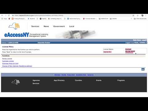 HELP I need to Renew my NYS License